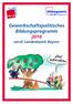 Gewerkschaftspolitisches Bildungsprogramm 2016 ver.di Landesbezirk Bayern