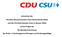 Antworten der Christlich Demokratischen Union Deutschlands (CDU) und der Christlich-Sozialen Union in Bayern (CSU) auf die Fragen der