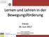 Lernen und Lehren in der Bewegungsförderung