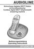 Schnurloses digitales DECT-Telefon mit Anrufbeantworter Cordless digital DECT telephonewith answering machine