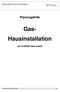 Gas- Hausinstallation
