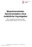 Maschinenwinkel- Synchronisation ohne zusätzliche Impulsgeber