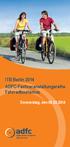 ITB Berlin 2014 ADFC-Fachveranstaltungsreihe Fahrradtourismus. Donnerstag, den Allgemeiner Deutscher Fahrrad-Club