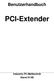 Benutzerhandbuch. PCI-Extender. Industrie PC-Meßtechnik Stand 01/99