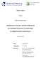Master-Thesis. Optimization of Nitrogen- and Bio-P-Elimination. of a Municipal Wastewater Treatment Plant. by adding External Carbon Sources