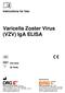 Varicella Zoster Virus (VZV) IgA ELISA