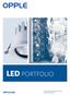 LED PORTFOLIO OPPLE.COM. Version Oktober 2016 Deutschland Professional Lighting