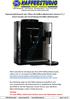 Reparaturanleitung für das Öffnen des Kaffeevollautomaten Siemens EQ.7 Bosch VeroBar und VeroProfessional Kaffeevollautomaten