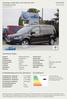 Technische Daten. CO 2 -Effizienz* Kraftstoffverbrauch & CO 2 -Emission* Volkswagen Caddy Maxi Comf DSG Navi AHK- Vorbereitung Klima 22.