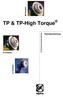 M-Version. TP & TP-High Torque. Betriebsanleitung. TP Spielarmes Planetengetriebe. S-Version. K-Version