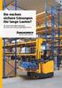 Sie suchen sichere Lösungen für lange Lasten? Wir bieten Ihnen Mehrwegestapler mit und kg Tragfähigkeit: ETV Q.
