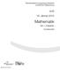 Standardisierte kompetenzorientierte schriftliche Reifeprüfung AHS. 16. Jänner Mathematik. Teil-1-Aufgaben. Korrekturheft. öffentliches Dokument