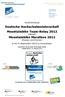 Deutsche Hochschulmeisterschaft Mountainbike Team-Relay 2012 (Mixed) Mountainbike Marathon 2012 (Damen und Herren)