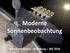 Moderne Sonnenbeobachtung