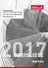 Europreisliste. x Faktor 1.15 = Franken (exkl. 8.0% MwSt) bis Fr (exkl. 8.0% MwSt) Warenwert. Beschaffungskosten Fr PREISLISTE TREPPEN