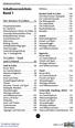 Inhaltsverzeichnis Band 1