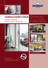 HEBESCHIEBETÜREN. Für alle, die bessere Fenster wollen. Fließende Übergänge zwischen drinnen und draußen.