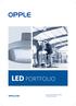 LED PORTFOLIO OPPLE.COM. Version März 2016 Deutschland Professional Lighting