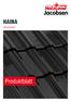 HAINA. Dachprodukte. Produktblatt
