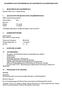 ZUSAMMENFASSUNG DER MERKMALE DES ARZNEIMITTELS (FACHINFORMATION)