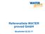 Referenzliste WATER proved GmbH. Bearbeitet