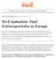 M+E-Industrie: Fünf Schwergewichte in Europa