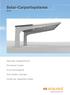 Solar-Carportsysteme SCS. Optimale Zugänglichkeit. Modulares System. Kurze Montagezeit. Individuelle Lösungen. Modernes, elegantes Design