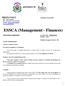ESSCA (Management - Finances)