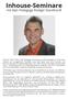 Inhouse-Seminare mit Dipl.-Pädagoge Rüdiger Standhardt