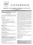 Liederbach. AmtsblAtt der Gemeinde liederbach Am taunus internet:   Amtliche Bekanntmachungen