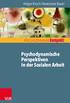 Holger Kirsch / Annemarie Bauer. Psychodynamische Perspektiven in der Sozialen Arbeit