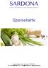 Speisekarte. Hotel Sardona Elm, Obmoos 6, 8767 Elm
