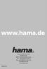 Hama GmbH & Co KG Postfach Monheim/Germany Tel. +49 (0)9091/502-0 Fax +49 (0)9091/ R