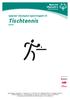 Special Olympics Sportregeln Tischtennis (2009)