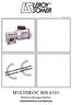 4125 de / a. MULTIBLOC MB 4101 Schneckengetriebe. Inbetriebnahme und Wartung