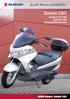Scooter Burgman 125/200 Burgman 400 Burgman 650 Executive