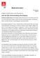 Medieninformation. Auch die dritte Tarifverhandlung ohne Einigung. 28. April /2016. IG Metall ruft im Bezirk Mitte zu ersten Warnstreiks auf