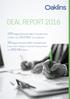 DEAL REPORT abgeschlossene M&A-Transaktionen. 38 abgeschlossene M&A-Transaktionen. im Wert von 24,6 Mrd. Euro weltweit