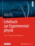 Lehrbuch zur Experimentalphysik