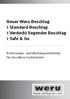 Neuer Weru-Beschlag > Standard-Beschlag > Verdeckt liegender Beschlag > Safe & Go. Bedienungs- und Wartungsanleitung für den Weru-Fachbetrieb