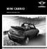 MINI CABRIO. PREISLISTE: November 2012