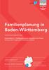 Mit diesem Bericht wird die Sonderauswertung für Baden-Württemberg vorgelegt.