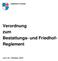 GEMEINDE ETTINGEN. Verordnung zum Bestattungs- und Friedhof- Reglement