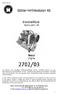Ersatzteilliste Spare parts list. Motor Engine 2702/03