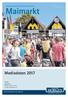 Maimarkt. Mediadaten Deutschlands größte regionale Verbrauchermesse. Kontakt Ulrike Weis Telefon: 06 21/