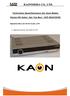 Technische Spezifikationen der Kaon Media. Digital HD Kabel Set Top Box, KCF-S660COHD