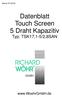 Datenblatt Touch Screen 5 Draht Kapazitiv