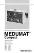 Gerätebeschreibung und Gebrauchsanweisung MEDUMAT. Compact. Notfallrespirator WM Gerätevarianten WM 7340 WM 7350 WM 7661 WM WM 00.