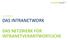 DAS NETZWERK FÜR INTRANETVERANTWORTLICHE