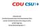 Antworten der Christlich Demokratischen Union Deutschlands (CDU) und der Christlich-Sozialen Union in Bayern (CSU) auf die Fragen des Vereins